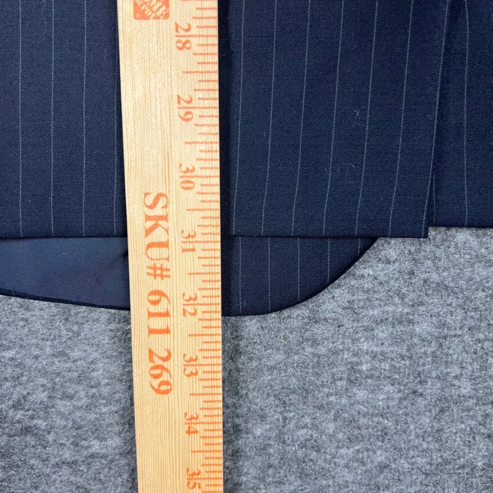 Vintage Brooks Brothers Golden Fleece 2 Piece Suit Men 44R Pinstripe Wool USA